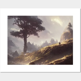 landscape pictures for wall soft Posters and Art